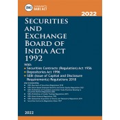 Taxmann's Securities and Exchange Board of India Act 1992 Bare Act 2022